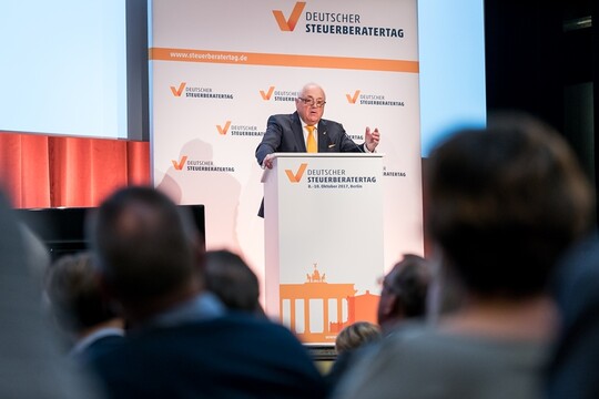 Deutscher Steuerberaterverband E V Eroffnungsrede Harald Elster Prasident Des Deutschen Steuerberaterverbandes E V